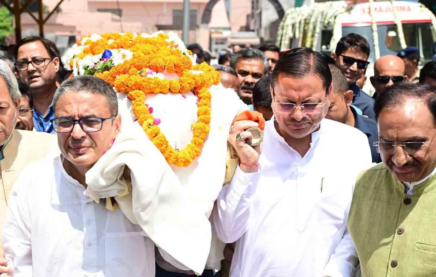 Bhuvan Chandra Khanduri Honored With Massive State Funeral