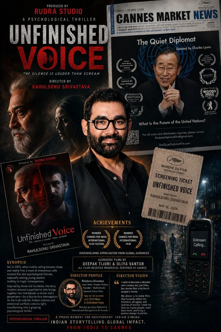 Unfinished Voice Indian Thriller Shocks Cannes 2026