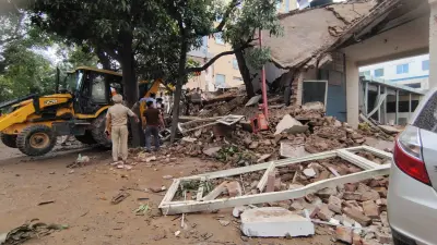 Chandigarh Building Collapse: 5 Rescued, 3 Trapped