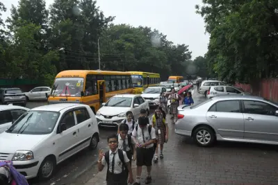 Chandigarh Traffic Chaos After Sukhbir Badal SIT Appearance