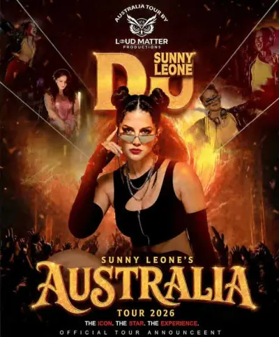 Sunny Leone DJ World Tour 2026 Adds Australia Dates