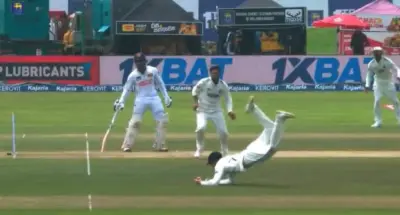 Shubman Gill Stuns with Jaw-Dropping Catch in Galle Test