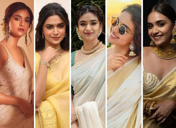 Keerthy Suresh Onam Saree Looks: 7 Elegant Styles