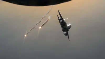 U.S. Strikes Iranian Rocket Launchers in Strait of Hormuz