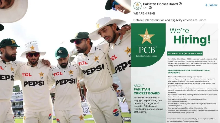 PCB Trolled Over Fielding Coach Vacancy After England Defeat