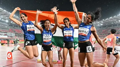 India Wins 4x400m Relay Gold at Asian Games 2026
