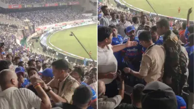 India vs West Indies T20I Fight in Ranchi Stands Sparks Safety Alert