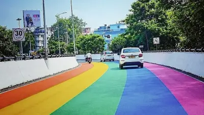 Kolkata Rainbow Roads Safety Fears Spark Viral Video Alert