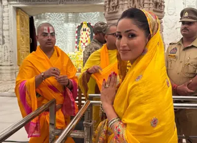Yami Gautam Ram Mandir Visit Ahead of Nayyi Navelli Release
