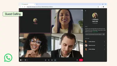 WhatsApp Guest Option Lets Anyone Join Calls Without Account