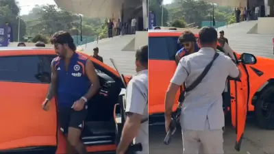 Tilak Varma's Rs 5 Crore Lamborghini Entry Stuns Hyderabad