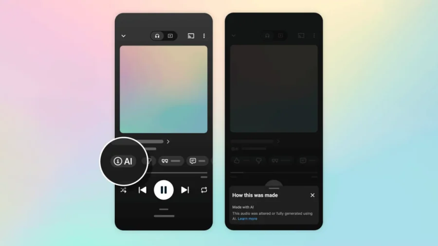 New YouTube Music AI Label Flags AI-Generated Songs